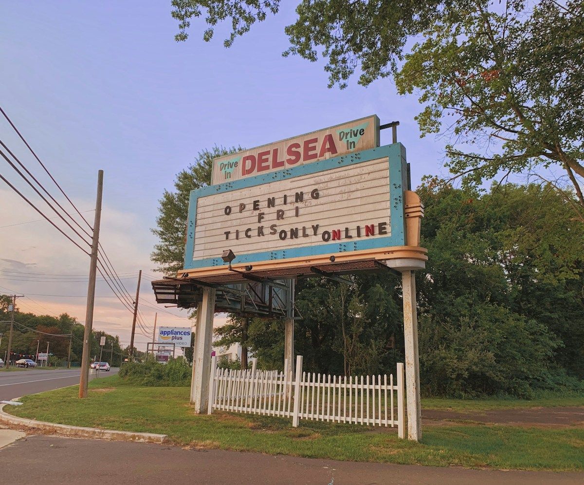 Delsea drive-in movie theater
